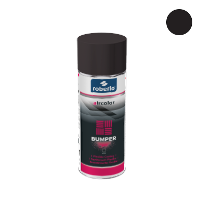 Vopsea ornamente plastic, Bumper, negru, 400 ml , spray, Roberlo